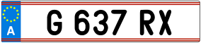 Truck License Plate